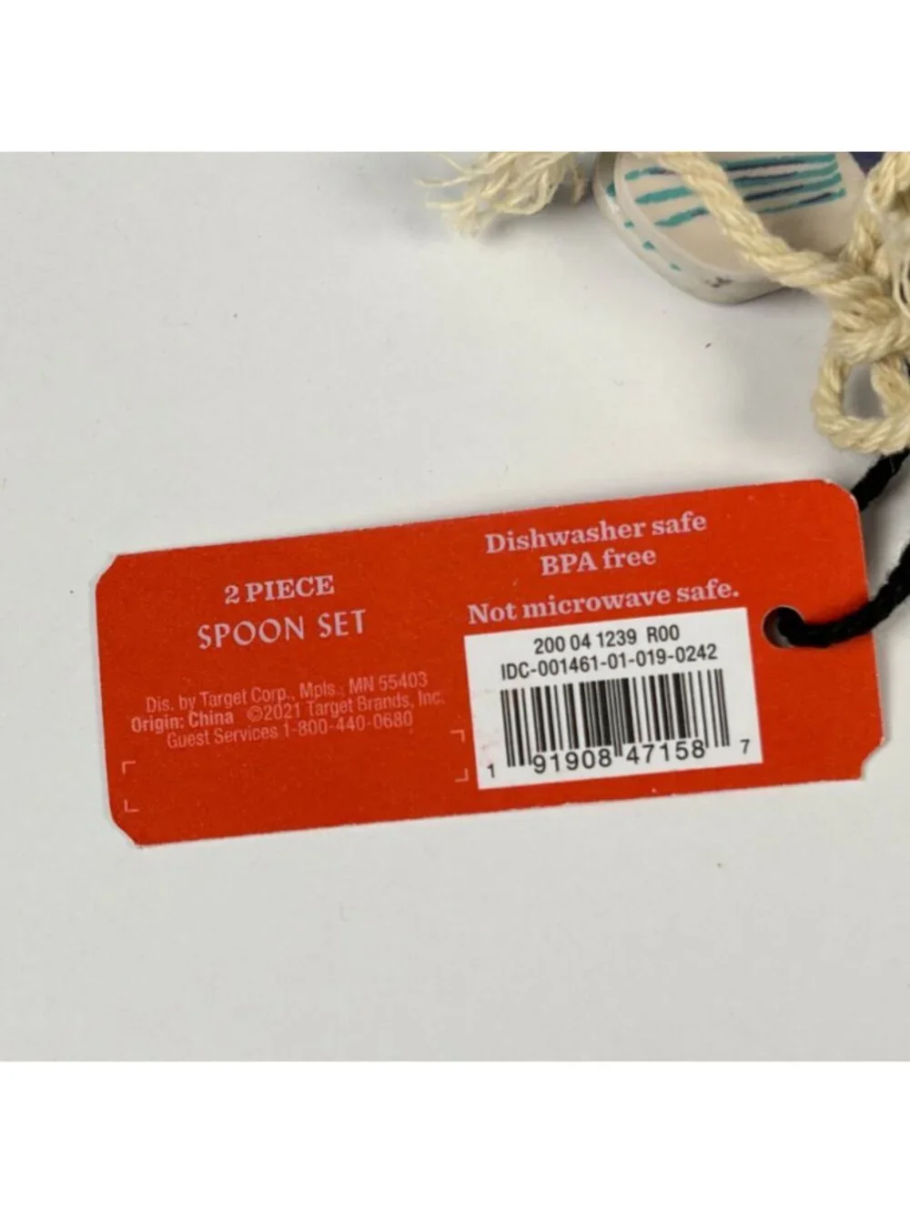Opalhouse Melamine Fish Pattern Spoon Set 2 Sets 4 Spoons